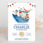 Sailor Nautical Summer Einladung<br><div class="desc">Our nautical-themed digital templates are the perfect way to celebrate your little one’s special day with a unique and fun twist. Sail on an unforgettable adventure with your child and their friends!</div>