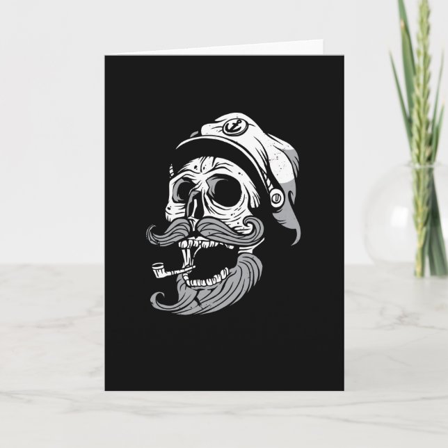 Sailor Skull Karte (Vorderseite)