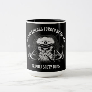 SAILOREN DER USS TRIPOLI (LPH-10) ZWEIFARBIGE TASSE