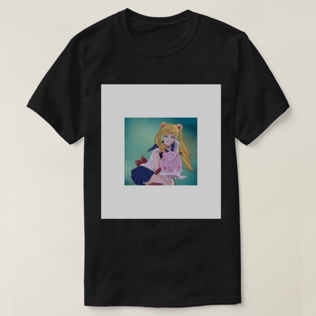 Sailormoon mit Clefairy .png T-Shirt (Design vorne)