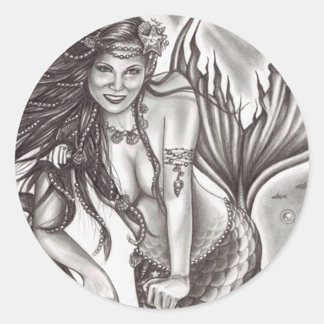 Sailor's Fantasy Runder Aufkleber (Vorderseite)