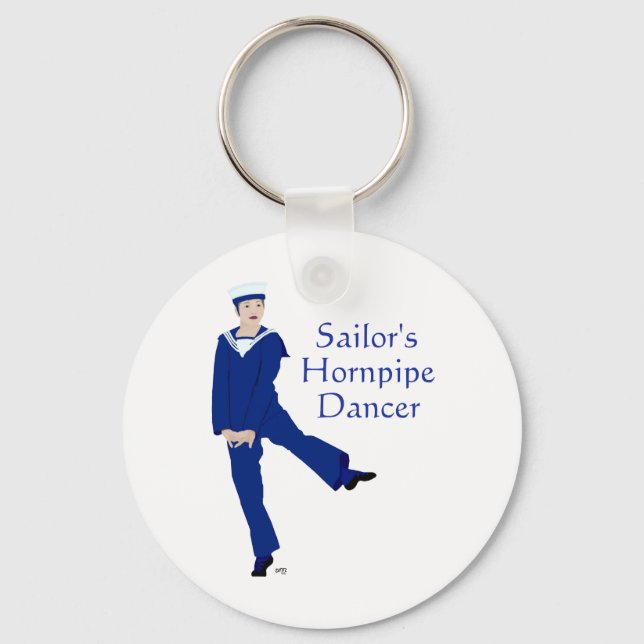 Sailors Hornpipe Dancer Schlüsselanhänger (Vorderseite)