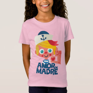 Sailor's Joy: AMOR DE MADRE Cartoon T-Shirt