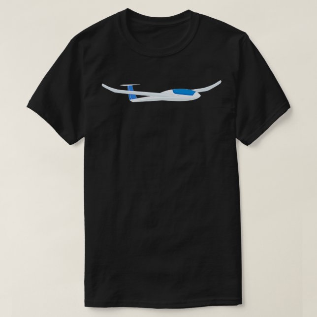 Sailplane Glider Gliding PlaneTShirt T-Shirt (Design vorne)