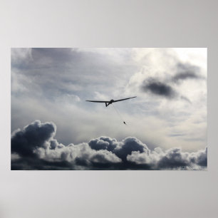 Sailplane Produkteinführungs-Plakat Poster