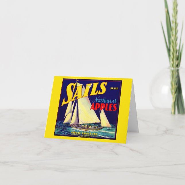 Sails im Nordwesten von Äpfeln der 1930er Jahre kr (Vorderseite)