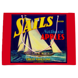 Sails im Nordwesten von Äpfeln der 1930er Jahre kr Große Geschenktüte