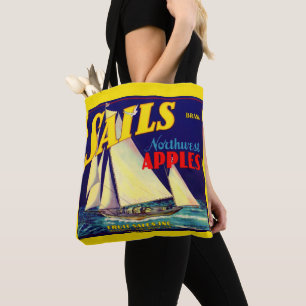 Sails im Nordwesten von Äpfeln der 1930er Jahre kr Tasche