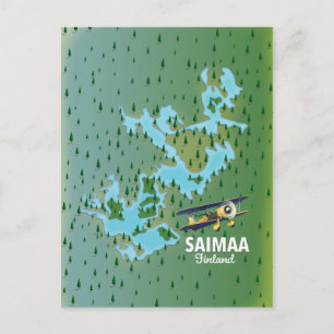 Saimaa Lake Finland Karte