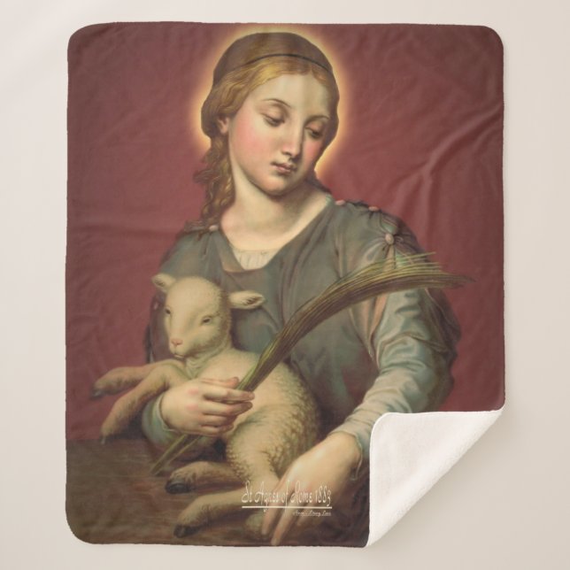 Saint-Agnes von Rom Sherpadecke (Vorderseite)