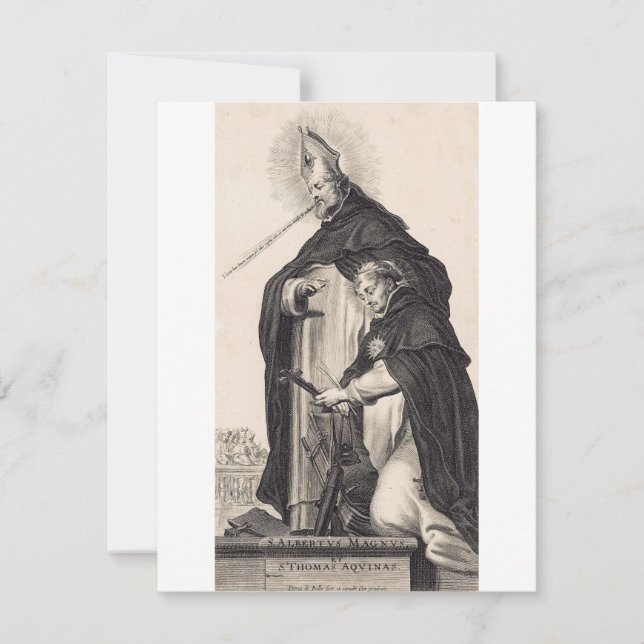 Saint Albert der Große und Heilige Thomas Aquinas (Vorderseite)