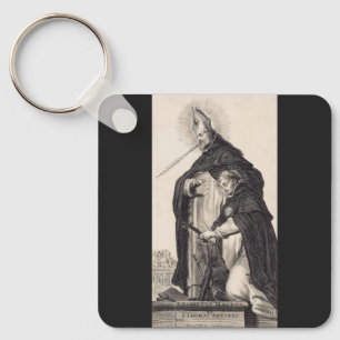 Saint Albert der Große und Heilige Thomas Aquinas Schlüsselanhänger