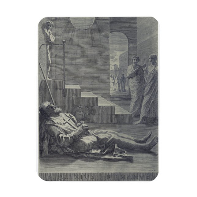 Saint Alexius von Rom Magnet (Vertikal)
