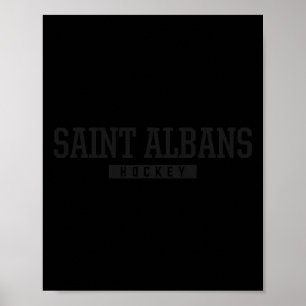 Saint Alns High School Eishockey  Poster