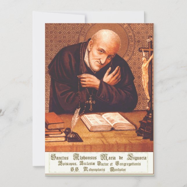 Saint Alphonsus Liguori Dankeskarte (Vorderseite)