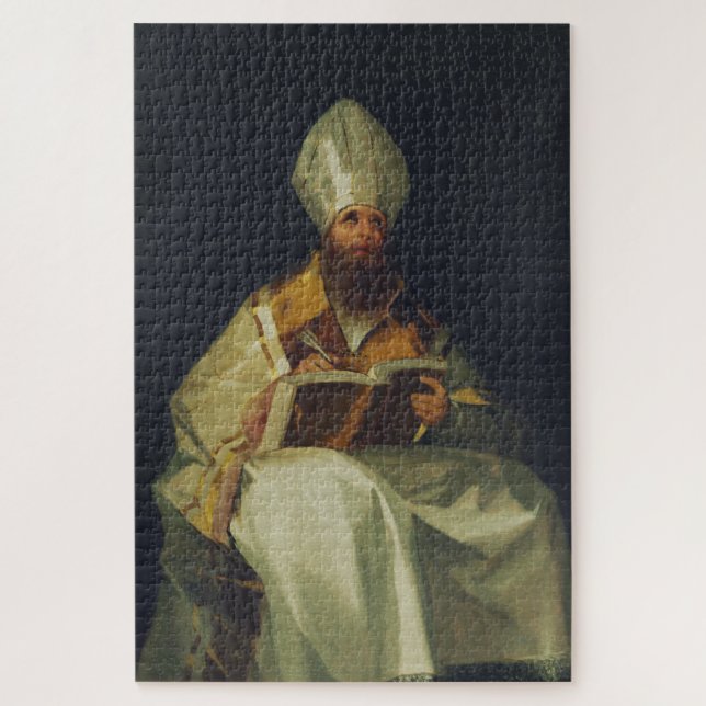 Saint Ambrose von Francisco de Goya (Vertikal)
