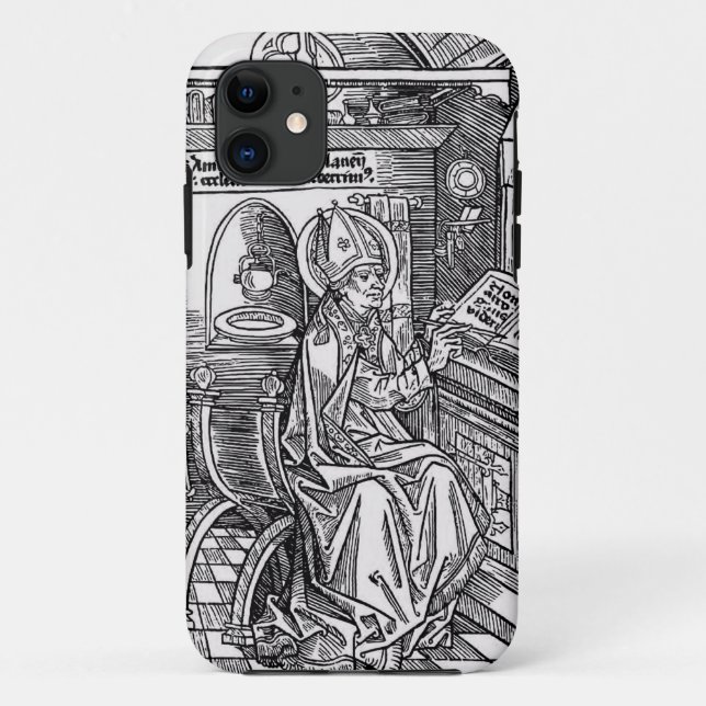 Saint Ambrose von Mailand Case-Mate iPhone Hülle (Rückseite)