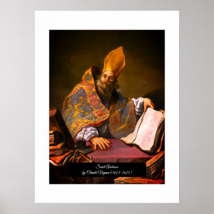 Saint Ambrose von Mailand Poster