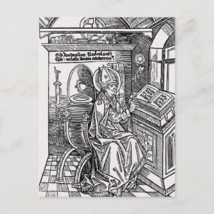 Saint Ambrose von Mailand Postkarte