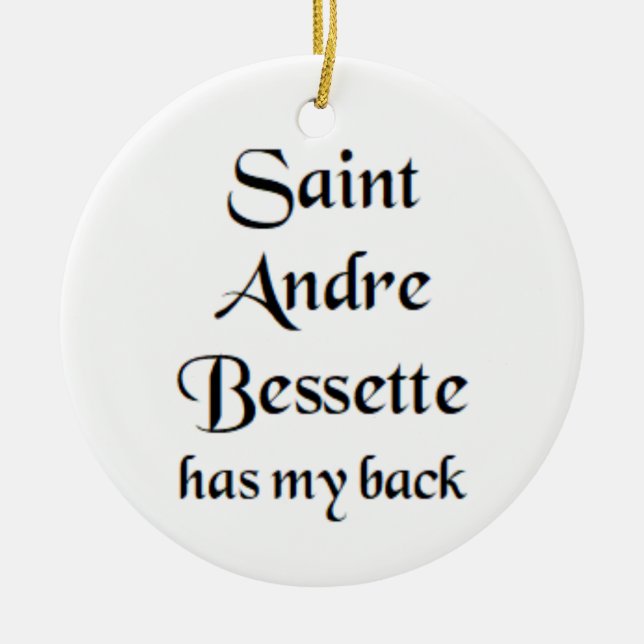 Saint Andre Bessette Tasse Keramik Ornament (Vorne)
