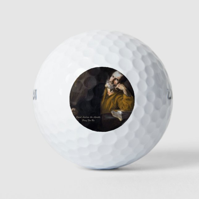 Saint Andrew Der Apostel Golfball (Vorderseite)