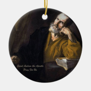 Saint Andrew Der Apostel Keramik Ornament
