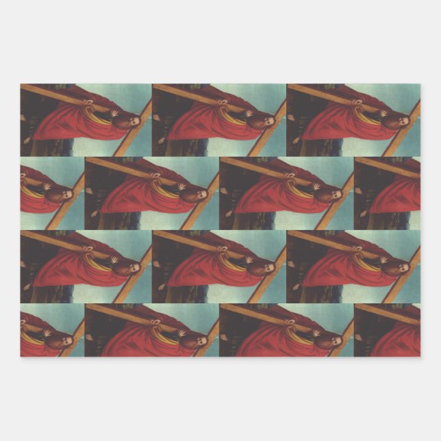 Saint Andrew der Apostel Martyr Geschenkpapier Set (Vorderseite)