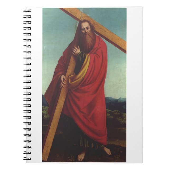 Saint Andrew der Apostel Martyr Notizblock (Vorderseite)