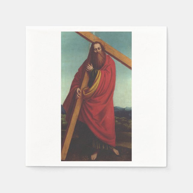 Saint Andrew der Apostel Martyr Serviette (Vorderseite)