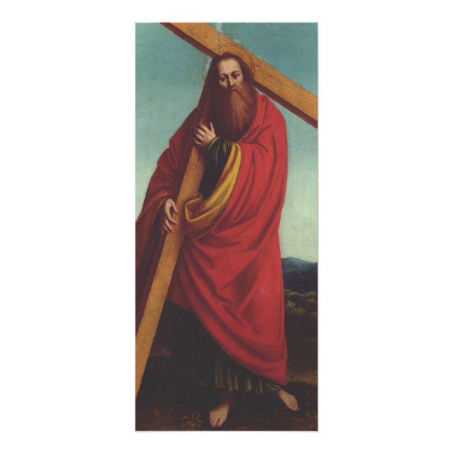 Saint Andrew der Apostel Martyr Werbekarte (Vorne)