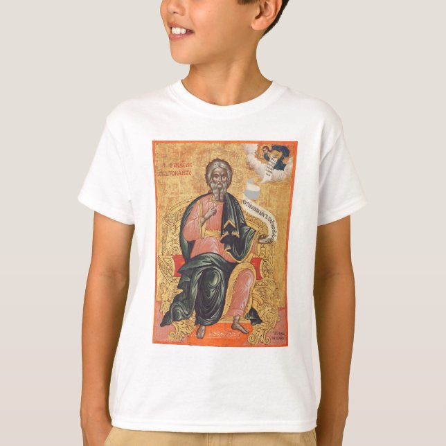 Saint Andrew der Apostel Orthodox Ikone T-Shirt (Vorderseite)