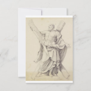 Saint Andrew einer von 12 Aposteln Dankeskarte
