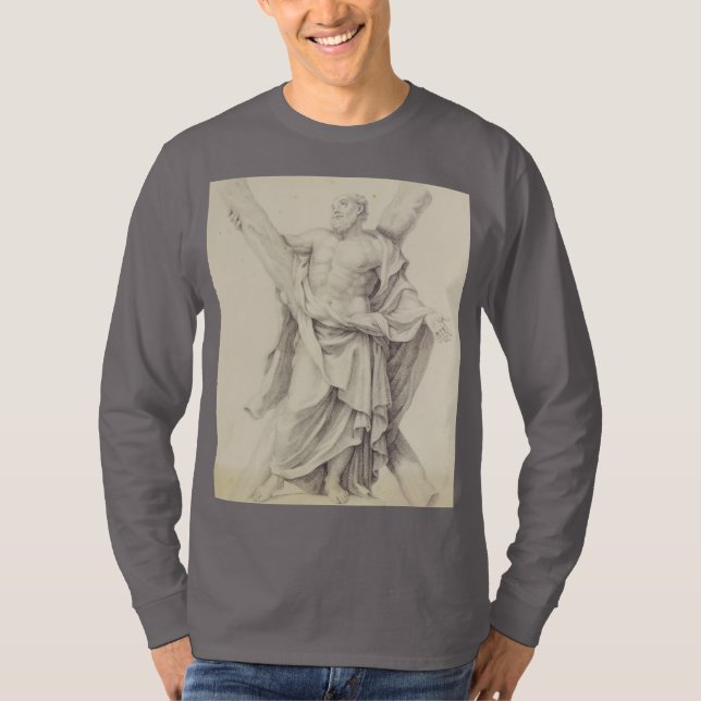 Saint Andrew einer von 12 Aposteln T-Shirt (Vorderseite)