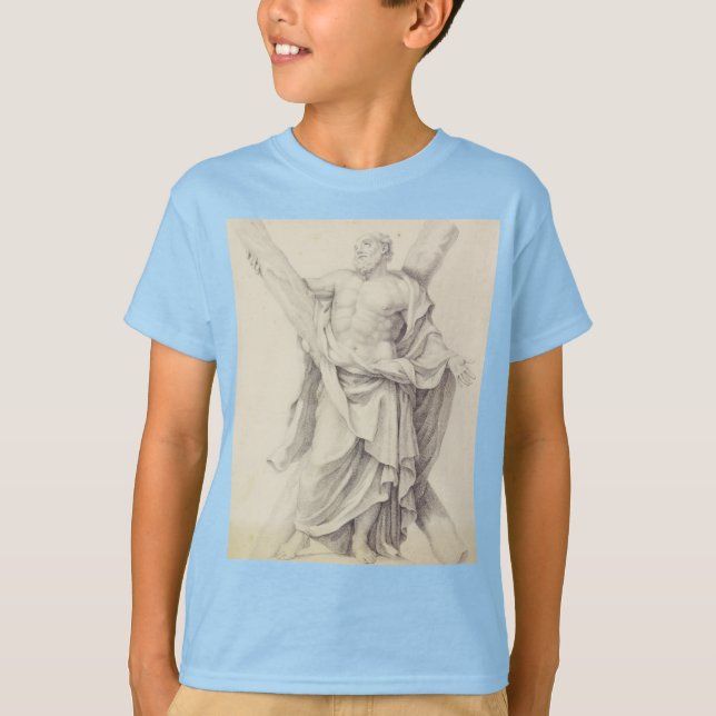Saint Andrew einer von 12 Aposteln T-Shirt (Vorderseite)