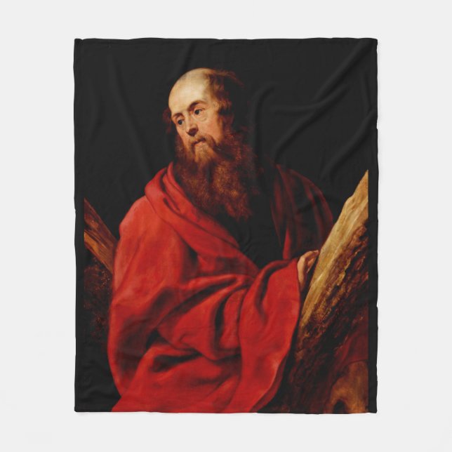Saint Andrew von Peter Paul Rubens Fleecedecke (Vorderseite)