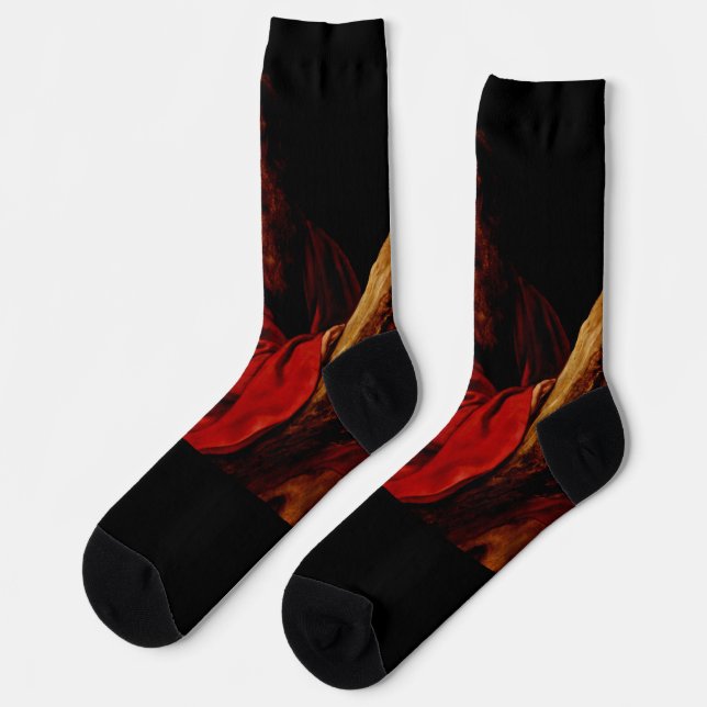 Saint Andrew von Peter Paul Rubens Socken (Linkes Detail)