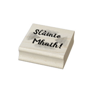 Saint Andrewsflagge/Slainte Mhath! Gummistempel