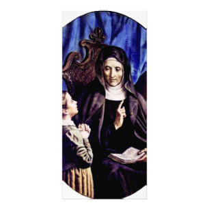Saint Angela Merici Jungfrau und Gießerin Werbekarte