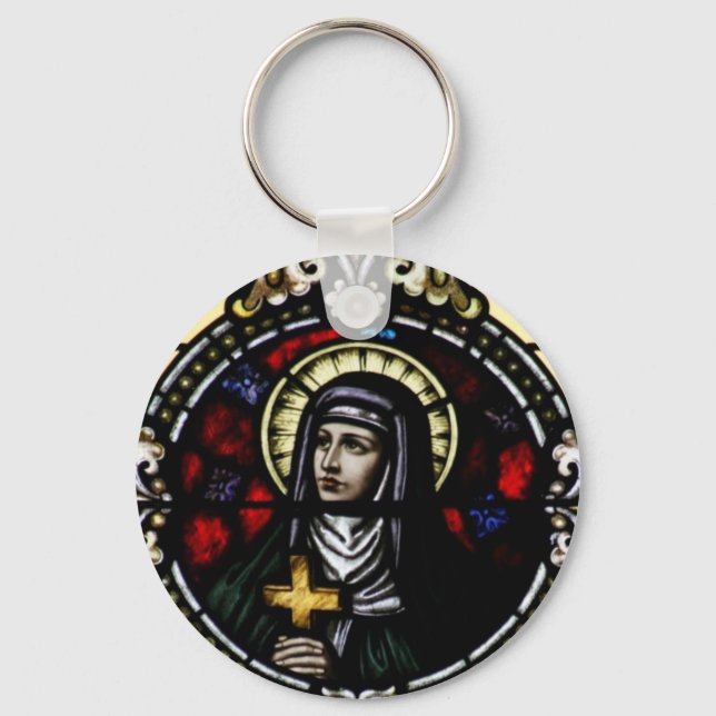 Saint Angela Merici Kunstgali Schlüsselanhänger (Vorderseite)