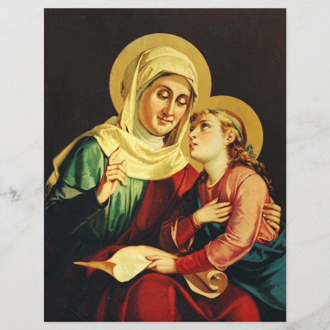Saint Ann und Jungfrau Mary Flyer (Vorne)