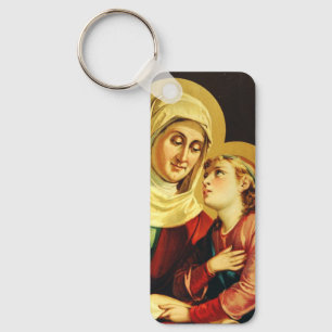 Saint Ann und Jungfrau Mary Schlüsselanhänger