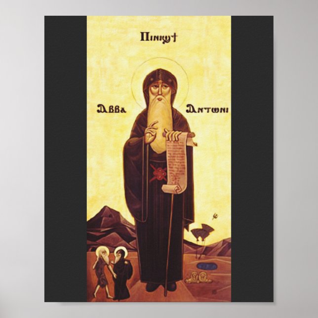 Saint Anthony, der Große Poster (Vorne)