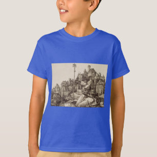 Saint Anthony Reading von Albrecht Durer T-Shirt