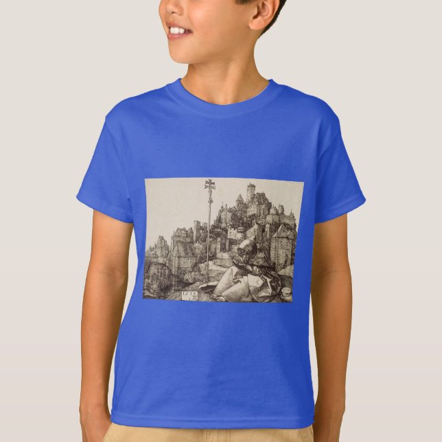 Saint Anthony Reading von Albrecht Durer T-Shirt (Vorderseite)