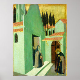Saint Anthony - Sano di Pietro Kunstgewerbe Poster