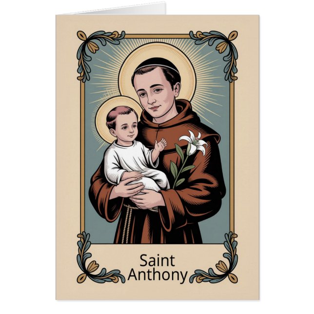 Saint Anthony, the gentlest of saints (Devant)
