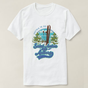 Saint Anton am Arlberg Österreich Skilogo T-Shirt