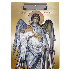 Saint Archangels Michael und Gabriel Klemmbrett