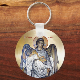 Saint Archangels Michael und Gabriel Schlüsselanhänger