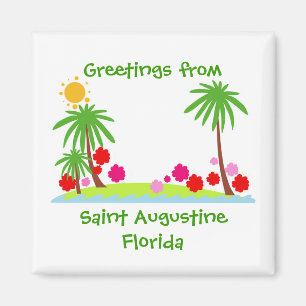 Saint Augustine, aimant frigo Floirida